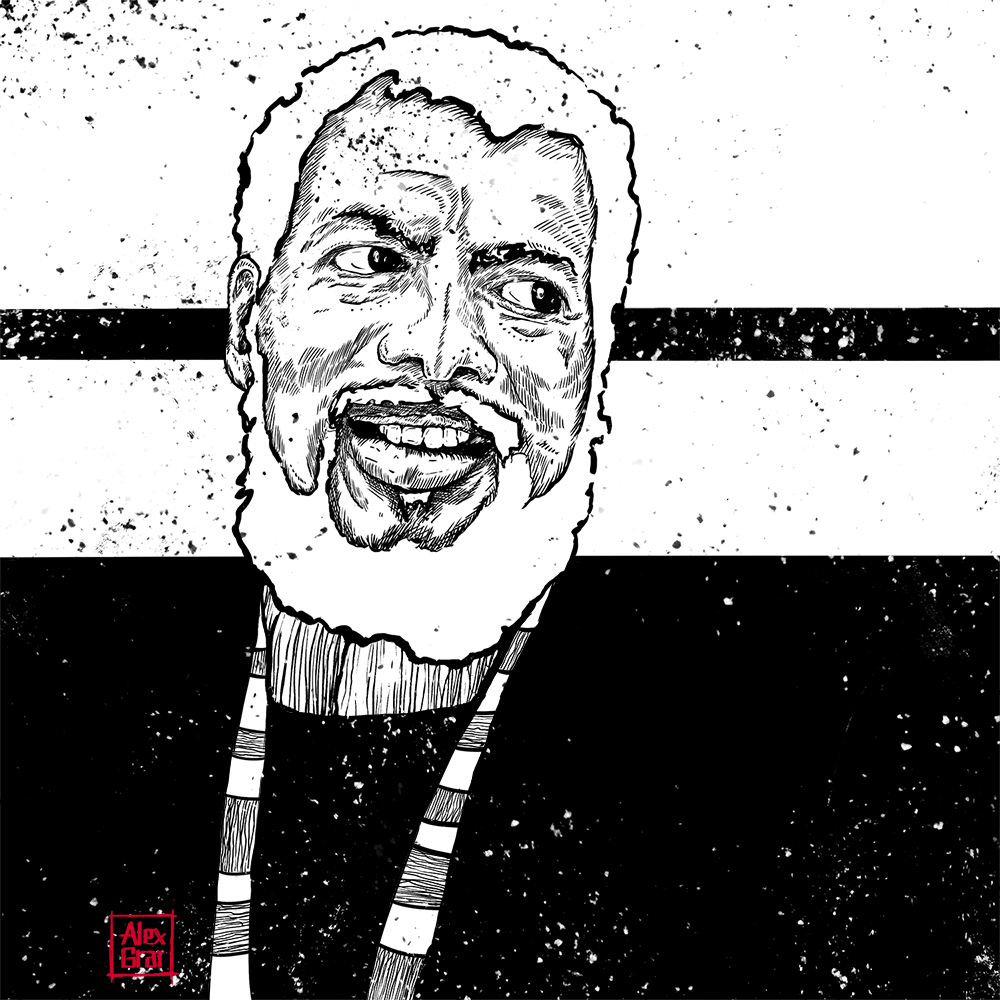 Ornette Coleman Jazz Portrait Illustration 