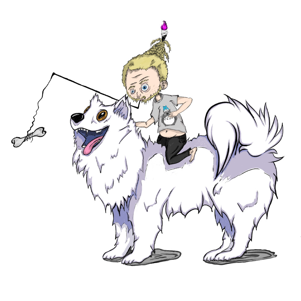 Samoyed Illustration Dog 