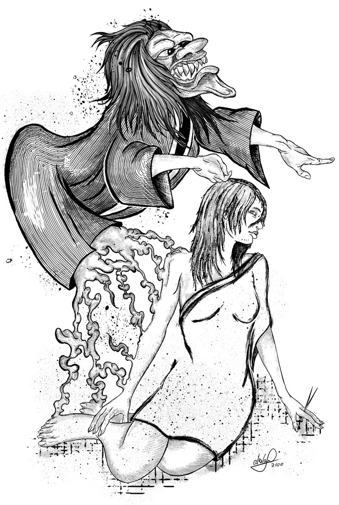 Hanya Drawing illustration 