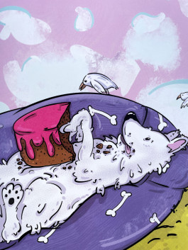 Kinderbuch Der Hund der immer Hunger 