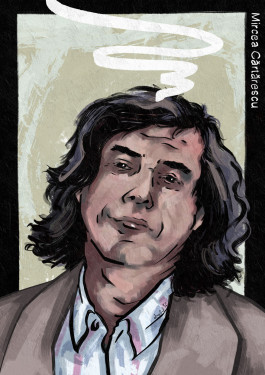 portrait of Mircea Cartarescu 