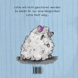 Kinderbuch Illustration Lotte läuft weg, ein Schaf auf reisen 