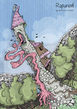 Illustration ofRapunzel by the Brothers Grimm 