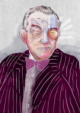 fritz lang portrait ( german director ) 