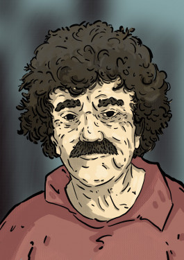 Kurt Vonnegut portrait 