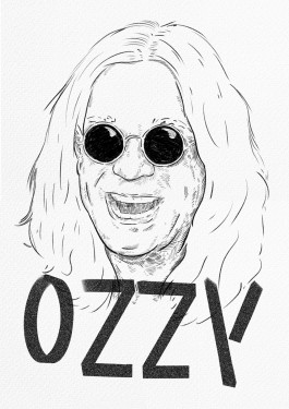 ozzy portrait rest in peace 