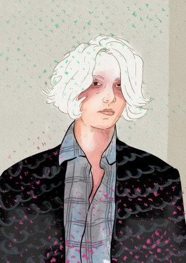 fiona sironic portrait drawing 