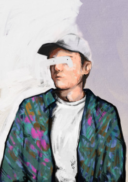 leif rant portrait drawing 