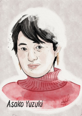 portrait of the author Asako Yuzuki 